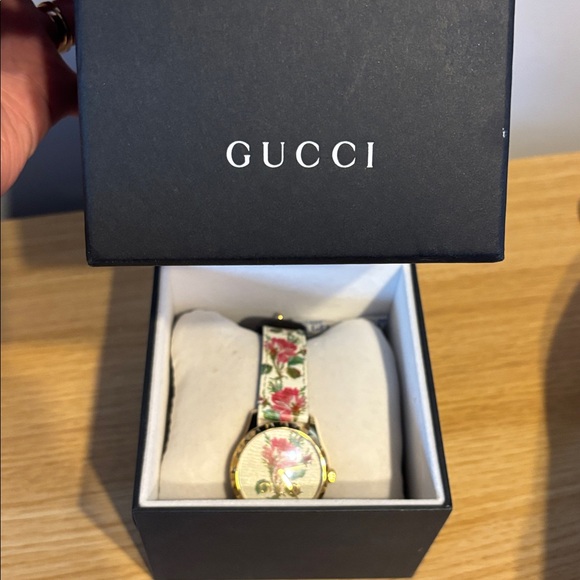 Gucci Accessories - Gucci Floral Gold Women's Watch with COA